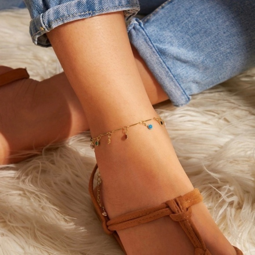 3/$30 ❤️ Multi Color Beaded Anklet